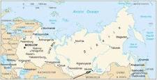 jezero Bajkal na mapě RF