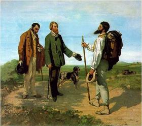 Gustave Courbet - Bonjour Monsieur Courbet (1855)