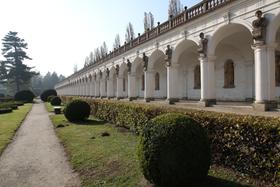 Kolonáda v Květné zahradě v Kroměříži, památka na seznamu světového dědictví UNESCO